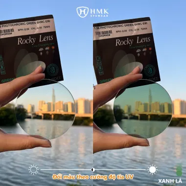 Tròng kính Rocky Đổi Màu Trendy 1.56 SHMC