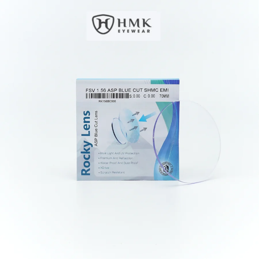 Tròng kính ROCKY 1.56 Chống Ánh Sáng Xanh